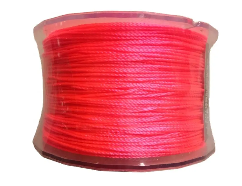 Neon Merah Muda Nylon Twine untuk Konstruksi Bangunan Line dan Mason Line