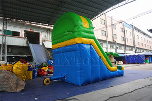 Tobogán Acuático Comercial Barato de China, Tobogán Acuático Gigante Alto y Enorme para Adultos, Tobogán Acuático <span class=keywords><strong>Curvo</strong></span> para Niños, Tobogán Inflable Doble para Exteriores con <span class=keywords><strong>Piscina</strong></span> - Product Image 3