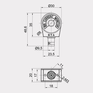 ETA5315 60MHz 15A Oscilloscope Transformateur de courant Boucle d'essai de courant Sondes d'oscilloscope haute fréquence - Product Image 6