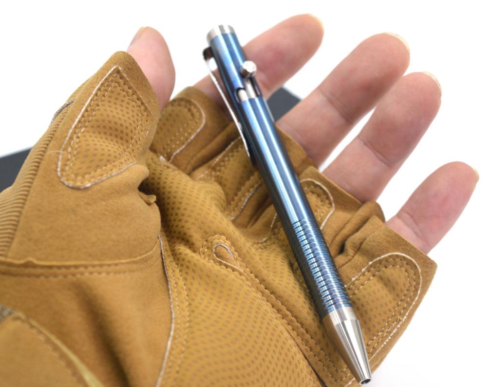 EDC Matte Space Grey Color Metal Writing Pen Support Different Colors Impel Titanium Bolt Pen