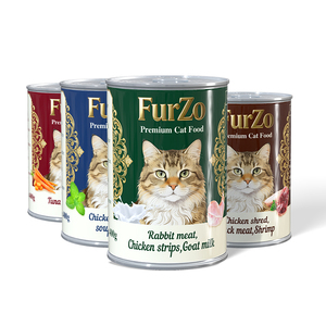<span class=keywords><strong>Friandises</strong></span> pour chats FurZo personnalisables, 400g, riches en protéines, nourriture humide, grand format, bâtonnets de poulet, lait de chèvre, soupe épaisse, récompense pour chat - Product Image 4