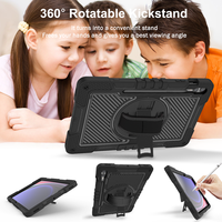 Housse robuste en silicone de protection antichoc pour enfants pour Samsung Galaxy Tab S10 Plus 2024 Tab S9 Plus S9 Fe + Case