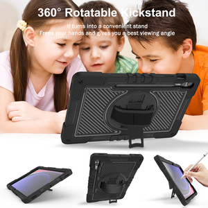 Funda resistente de silicona resistente a prueba de golpes para niños para <span class=keywords><strong>Samsung</strong></span> Galaxy <span class=keywords><strong>Tab</strong></span> S10 Plus 2024 <span class=keywords><strong>Tab</strong></span> S9 Plus S9 Fe + funda - Product Image 5