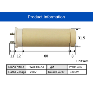 101.365 230V 3300W TYP33A2 <strong>Ceramic</strong> <strong>Heater</strong> Used on TYP3000 LE3000 Welding Machine Heating Equipment - Product Image 3