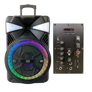 High Power Loud Clear Heavy Deep Sound Portable Bluetooth Party Speaker RGB Indoor Outdoor Activities Rechargeable Audio