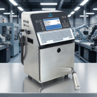 Impresora de Inyección de Tinta CIJ Automática para Caracteres Pequeños, Máximo 5 Líneas, Admite Visualización y Control Remoto, Tipo de Tinta Solvente, Tamaño de Impresión de 1-12.7 mm