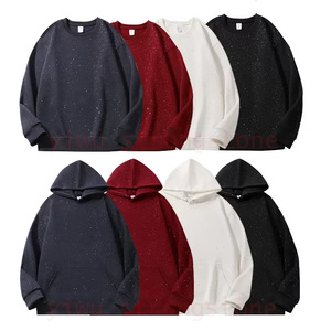 Sudaderas con capucha personalizadas para hombre, chándal con estampado de logotipo, sudaderas con diamantes de imitación, suéter para hombre, suéter Unisex, sudaderas con capucha, sudadera con diamantes de imitación para hombre - Product Image 4