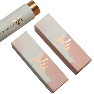 Cajas de embalaje personalizadas para brillo de labios, embalaje de lujo para brillo de labios