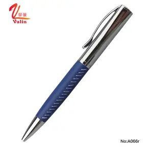 En Stock En Métal Cadeau Stylo À Bille En Cuir Stylo Noir Stylo D'affaires