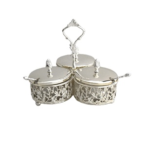Juego <span class=keywords><strong>de</strong></span> Tazas <span class=keywords><strong>de</strong></span> Leche <span class=keywords><strong>de</strong></span> Metal, Accesorios <span class=keywords><strong>de</strong></span> Cocina, Tazón para Condimentos, Salero y Azucarero - Product Image 1