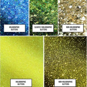 2026 Eco-friendly Non-Toxic Christmas Gel Nails Reflective Shinning Laser Pigment Gold Silver <strong>Red</strong> Green Blue <strong>Glitter</strong> Factory - Product Image 5