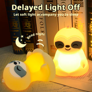 Linda y divertida lámpara <span class=keywords><strong>de</strong></span> pera <span class=keywords><strong>de</strong></span> silicona LED colores <span class=keywords><strong>de</strong></span> cabecera que cambian Linda luz nocturna Con 3 modos táctiles para cumpleaños - Product Image 2