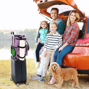Muestra Gratis: 2 Tazones para Perro, Bolsa Organizadora con Múltiples Bolsillos para Artículos de Perro, Artículos Esenciales para Viajes en Auto, Mochila de Viaje para Mascotas de Fin de Semana - Product Image 6