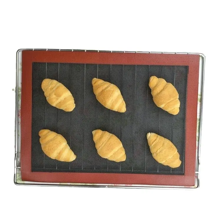 half sheet Premium Non-Stick perforated Silicone Baking Mat for Bread Steaming Mesh Pad allow flavor