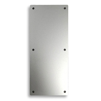 Precise Alignment CNC Machining OEM Aluminum Milling Drilling Sheet Fabrication Metal Silver Anodize Tolerance Custom Parts