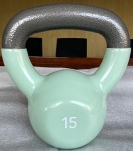 Sang trọng vinyl bọc tập thể dục quả tạ đặt kettlebells cho thiết bị tập thể dục đào tạo ngoài trời quả tạ tay Trọng lượng Vinyl - Product Image 4