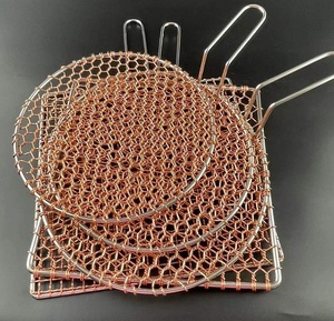 Su misura in acciaio inox 304 vassoio in rete per Barbecue griglia griglia griglia griglia di essiccazione <span class=keywords><strong>vaschetta</strong></span> per Barbecue cottura forno - Product Image 4