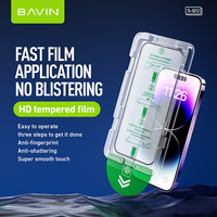 Bavin SQ12 transparent sans bulles, protecteur d'écran en verre trempé pour téléphone portable I Phone 14 Pro Max, protection de la vie privée