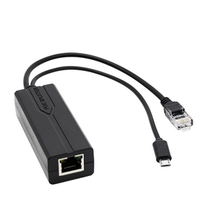 Adaptador Gigabit PoE 44-57V para 5V 3.5A 15W 1000Mbps IEEE802.3af Micro USB Combinador PoE para Câmeras - Product Image 2