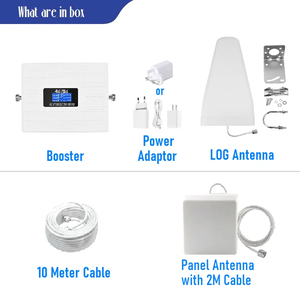 Répéteur GSM 3 bandes compatible HWATEL B8 B3 B1, amplificateur cellulaire 2G 3G 4G 5G LTE, amplificateur de signal mobile tribande, amplificateur de signal de téléphone portable 900 1800 - Product Image 2