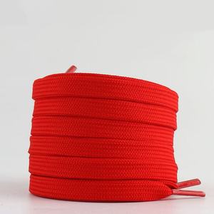 Lacets plats en polyester double couche unisexe Jodan AF SB Dunks, 8 mm de large, blancs, pour baskets, course à pied et sports de plein air - Product Image 6