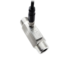 Sensor de Flujo Hall FHS-1SV420-1T100L-8SS SUS304 con Rosca Macho R1, 4-20mA, 1-100L/min, 24VDC, Medidor de Líquidos - Product Image 2