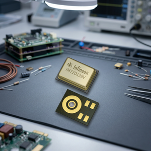 XENSIV IM72D128VV01XTMA1 MEMS <b>Microphones</b> High Performance 1.8V Operating Voltage +85C -40C Temperature Range 4mm X 3mm X 1.2mm - Product Image 2