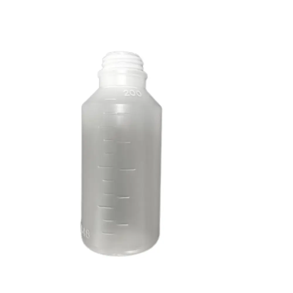 뜨거운 판매 200Ml 투명 Pp 플라스틱 의료 구강 액체 샘플링 스케일 물약 병