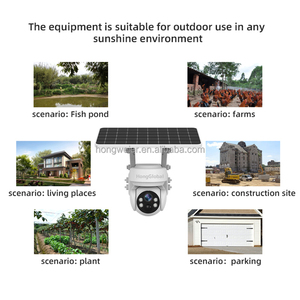 Hongglobal 5MP IP 360 độ không dây Wifi năng lượng mặt trời bảng điều chỉnh điện giám sát máy ảnh ICAM + UBOX ngoài trời an ninh CCTV năng lượng mặt trời máy ảnh - Product Image 3