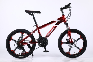 Vélo de montagne pour enfants à 21 vitesses avec frein à disque double, selle confortable, <span class=keywords><strong>fourche</strong></span> à suspension avant, roues de 20 à 22 pouces - Product Image 6