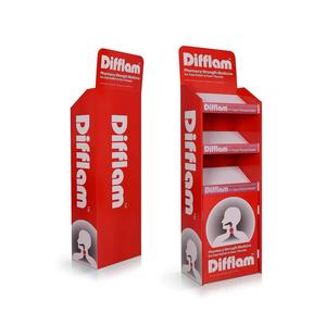 Tùy chỉnh bán lẻ cho Pop tông hiển thị đứng có thể tái chế khuyến mại POS giấy hiển thị giá cho đồ ăn nhẹ Đồ uống Rượu kệ - Product Image 2