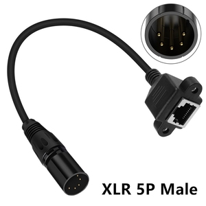 <span class=keywords><strong>Cable</strong></span> de Audio Personalizado XLR5 5P Macho a RJ45 Hembra con Conector para la Serie de Controladores <span class=keywords><strong>DMX</strong></span>-CON - Product Image 6