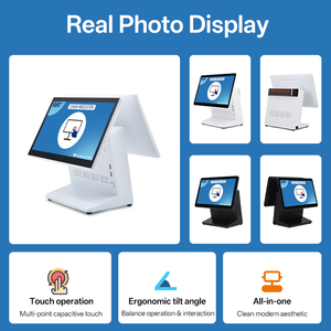 מערכת קופה תעשייתית 15.6 אינץ' 8GB <span class=keywords><strong>256GB</strong></span> <span class=keywords><strong>SSD</strong></span> עבור מעקב ייצור ותפעול כבד במפעלים - Product Image 2