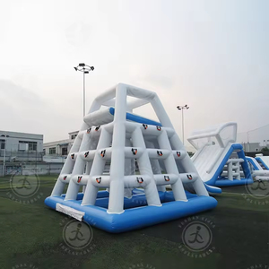 Toboggan aquatique gonflable, toboggan d'escalade aquatique amphibie, grand parc aquatique extérieur - Product Image 6