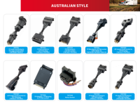 Harnais de câblage personnalisé pour remorque australienne 5P/6P/7P/12P/13 broches pour feux arrière, clignotants et feux de freinage de véhicule de remorquage