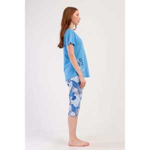 Combinaison de nuit ovale à manches courtes et col rond pour femme, taille XXL - Product Image 2