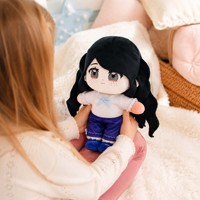 Usine de peluches personnalisées en gros, figurines humaines sur mesure, taille ajustable, tenues amovibles, poupée vierge, commande personnalisée privée