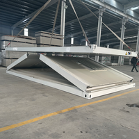 Maison pliante de haute qualité en forme de X, bureau préfabriqué en acier de 20 pieds, maison conteneur pliable