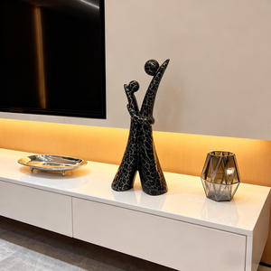 Figuras Abstractas de Resina Hechas a Mano, Decoración para Mesa de Salón, Adorno de Pareja <span class=keywords><strong>Feliz</strong></span>, Regalo de Boda - Product Image 4
