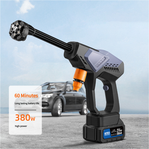 Modello privato di Design motore Brushless 21V agli ioni di litio alimentato a batteria ad alta pressione idropulitrice portatile pulitore d'acqua - Product Image 4