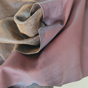 Cuir de chèvre du Yucatan, organique, Jordan, épaisseur 1,2-1,4 mm, 0,6-0,7 m², tanné, pour chaussures, ceintures, meubles, sacs à main, accessoires vestimentaires - Product Image 1