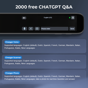 Stylo traducteur S08 Pro 8 langues avec ChatGPT, 134 langues, reconnaissance vocale et <span class=keywords><strong>photo</strong></span>, scanner AI breveté, vente en gros - Product Image 2