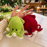 Jouet en peluche BM Rocket Squid - Matériel en coton, rembourrage en coton PP, taille 11-30 cm, unisexe