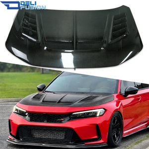 Capó Delantero Ventilado de Fibra de Carbono Estilo VRAS para Honda Civic 11th Type R FL5 2021-2024 - Product Image 1