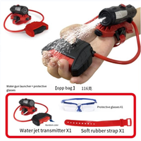 Pistol Air Plastik ABS Spiderman Musim Panas, Mainan Peluncur Pergelangan Tangan untuk Anak-anak, Permainan Pantai Luar Ruangan