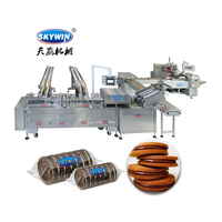 Skywin Machine à biscuits à la crème à grande vitesse Machine à biscuits à la crème à sandwich Connecter à la machine à emballer les biscuits