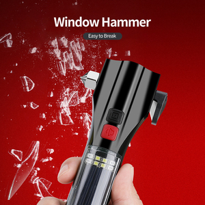 <strong>Multifunction</strong> Work Light, Powerful Flashlight LED&amp;COB Rechargeable USB <strong>Torchlight</strong> with Red-blue Flashing for Emergency - Product Image 6