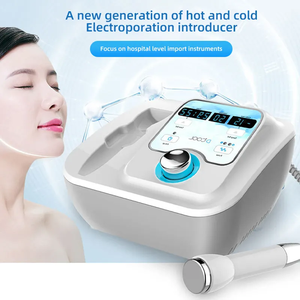 3 in 1 Dcool elektroporasyon mezoterapi makinesi taşınabilir sıcak ve soğuk çekiç yüz sıcak ve soğuk yüz makinesi iyontoforez - Product Image 3
