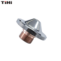 Buse monocouche chromée D28 H15 M12 3,0 mm pour machine de découpe laser Prima
