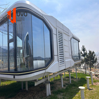Nouveau design d'extérieur avec porte en acier Chambres d'hôtel préfabriquées et espace Maison capsule à vendre pour séjour à domicile ou capsule hôtel